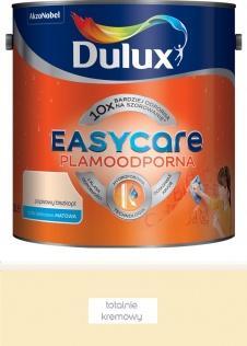 Farby wewnętrzne Farba plamoodporna do ścian Dulux EasyCare totalnie kremowy 2,5 l