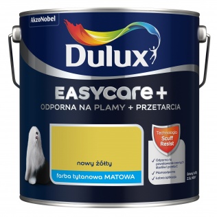 Farby wewnętrzne Dulux EasyCare+ nowy żółty 2,5 l