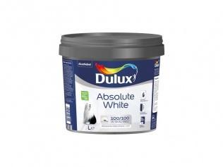 Dulux Farba emulsyjna do ścian i sufitów Dulux Absolute White 9 l