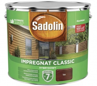 Impregnat ochronno-dekoracyjny Sadolin Classic hybrydowy 0,75l zielony