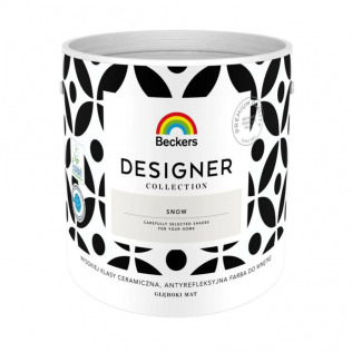 Farby wewnętrzne Farba ceramiczna Beckers Designer Collection Snow 2,5 l