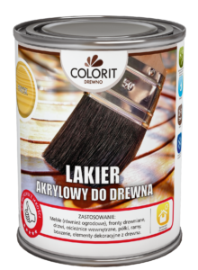 Malowanie Colorit Lakier akrylowy do drewna półmat 750 ml