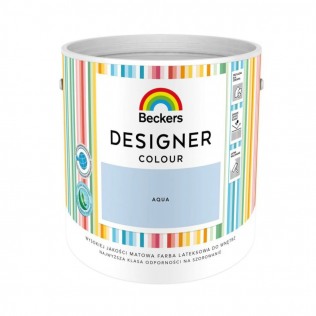 Farby wewnętrzne Farba Lateksowa Beckers Designer Colour Aqua 5 l