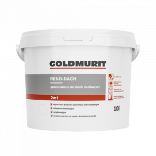 Malowanie Goldmurit Reno-Dach - farba do dachów brązowy RAL 8019 10l