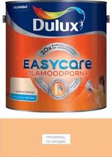 Farby wewnętrzne Farba plamoodporna do ścian Dulux EasyCare morelowy na okrągło 2,5 l