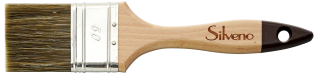 Silveno Pędzel płaski Wood - długość włosia 64mm, 70mm x 14mm