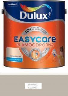 Dulux EasyCare Farba plamoodporna do ścian Dulux EasyCare stalowa szarość 5 l