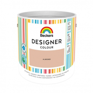 Farby wewnętrzne Farba Lateksowa Beckers Designer Colour Almond 2,5 l