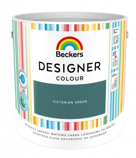 Farby wewnętrzne Farba lateksowa Designer Colour Victorian green 2,5 l