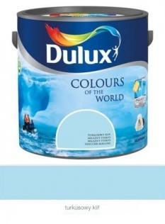 Farby wewnętrzne Farba lateksowa do ścian Dulux Kolory Świata turkusowy klif 5 l