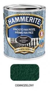 Hammerite Farba do metalu na rdzę Hammerite młotkowy ciemny zielony 0,25 l