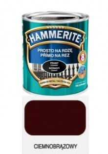 Hammerite Farba do metalu na rdzę Hammerite półmat ciemny brąz 0,25 l