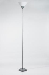Lampy Volteno Lampa podłogowa biało-srebrna VO0363