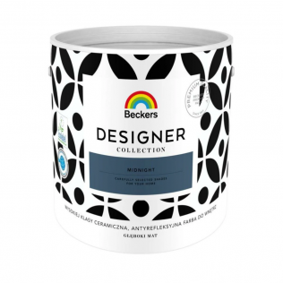 Farby wewnętrzne Farba ceramiczna Beckers Designer Collection Midnight 2,5 l
