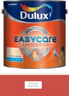 Dulux EasyCare Farba plamoodporna do ścian Dulux EasyCare wzorowa czerwień 2,5 l