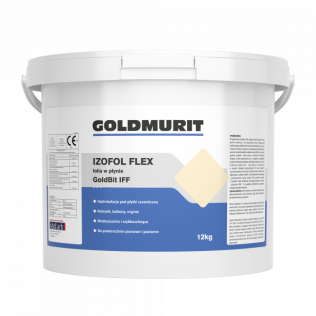Budowa Folia w płynie Izofol Flex do wewnątrz i na zewnątrz Goldbit IFF - hydroizolacja 12kg