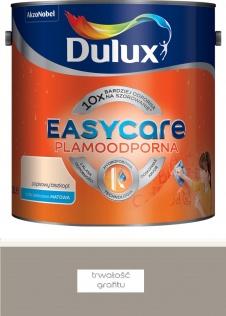 Dulux EasyCare Farba plamoodporna do ścian Dulux EasyCare trwałość grafitu 2,5 l