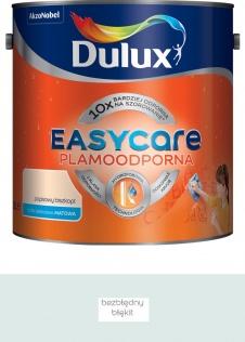 Farby wewnętrzne Farba plamoodporna do ścian Dulux EasyCare bezbłędny błękit 2,5 l