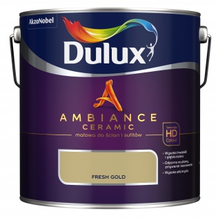 Malowanie Dulux Ambiance Ceramic Fresh Gold 2,5L