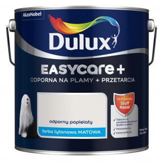 Malowanie Dulux EasyCare+ odporny popielaty 2,5 l