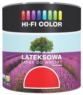 Malowanie Matowa farba lateksowa Hi-Fi Color delikatny popiel 2,5 l