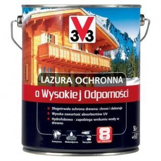 Malowanie Lazura ochronna o wysokiej odporności V33 bezbarwny 2,5l