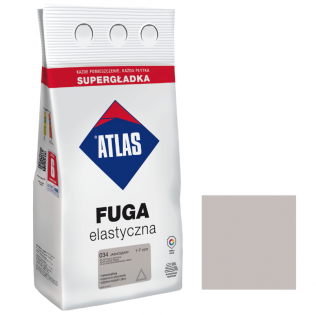 Budowa Fuga elastyczna 034 jasnoszary Atlas 5 kg
