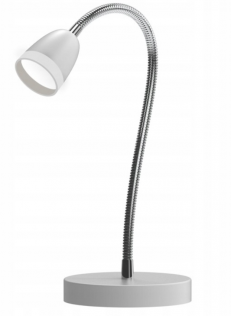 Elektryka i elektronika  Lampa biurkowa Larus biała LED 3W