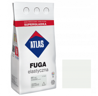 Budowa Fuga elastyczna 001 biały Atlas 5 kg