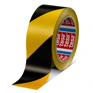 Taśmy Taśma ostrzegawcza bhp tesa® 33m x 50mm, żółto-czarna